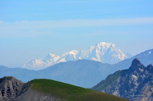 Die Südseite vom Mont Blanc