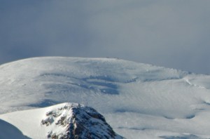 Bergsteiger am Mont Blanc
