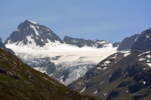 Gletscher am Silvretta-Pass