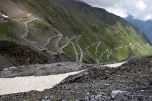 Passstraße in Südtirol