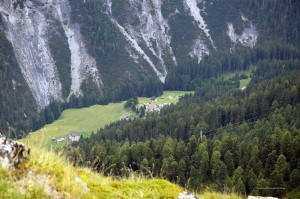 Campingplatz Trafoi von oben