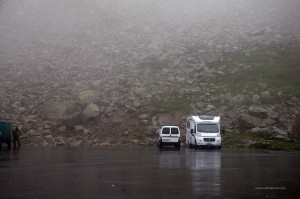 Wohnmobil auf dem Sustenpass