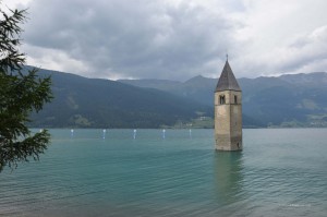 Kirchturm im Reschensee