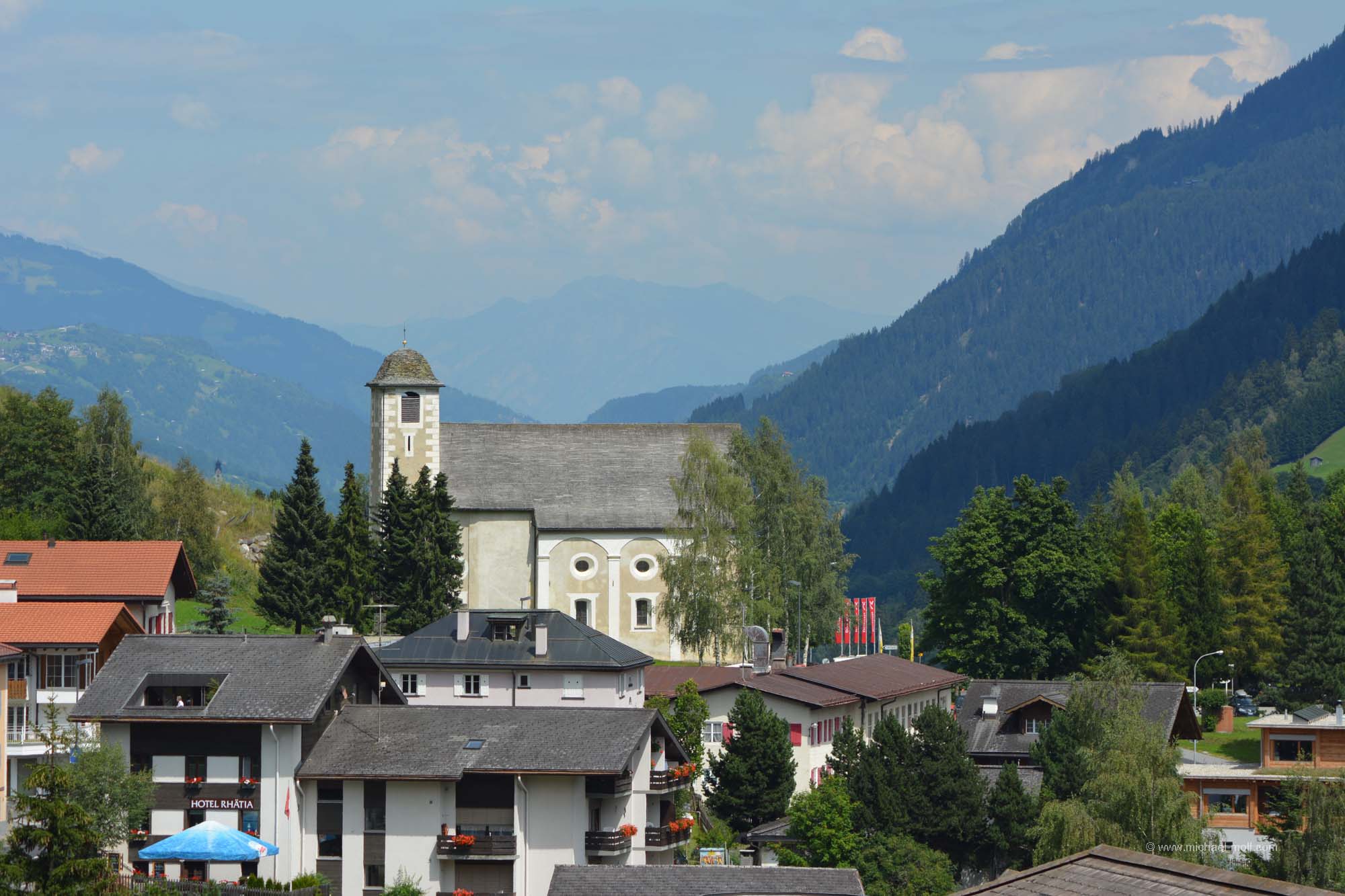 Disentis in der Schweiz Die Weltenbummler