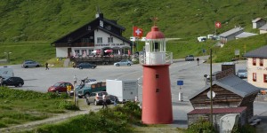 Leuchtturm in den Alpen