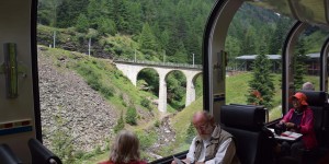 Panoramawagen vom Bernina-Express