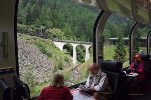 Panoramawagen vom Bernina-Express