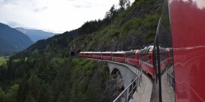 Auf dem Landwasserviadukt