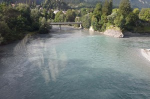 Zusammenfluss der beiden Rheinarme