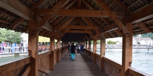 Holzbrücke in Luzern