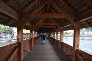 Holzbrücke in Luzern