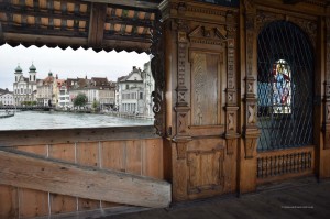 Holzbrücke in Luzern