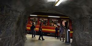 Haltestelle in der Eiger Nordwand