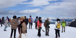 Asiaten auf dem Jungfraujoch