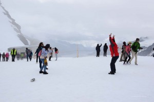 Asiaten auf dem Jungfraujoch