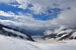 Ausblick vom Jungfraujoch