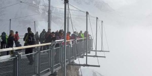 Plattform am Jungfraujoch