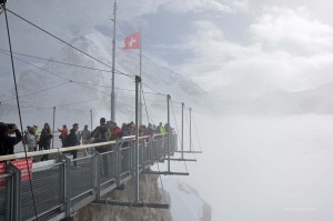 Plattform am Jungfraujoch