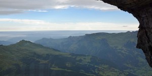 Aussicht am Jungfraujoch