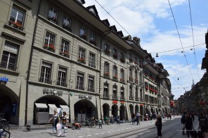 Fußgängerzone in der Berner Altstadt