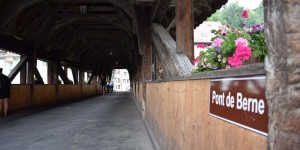 Holzbrücke in Fribourg