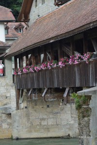 Holzbrücke in Fribourg