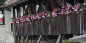 Holzbrücke in Fribourg