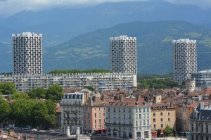 Blick über Grenoble