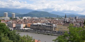 Blick über Grenoble