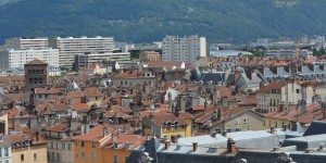 Blick über Grenoble