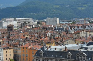 Blick über Grenoble
