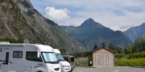 Wohnmobile am Alpe d Huez