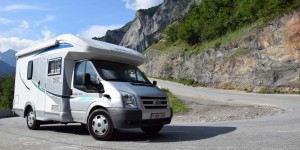 Wohnmobil am Alpe d Huez