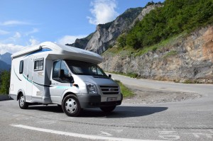 Wohnmobil am Alpe d Huez
