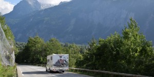 Wohnmobil am Alpe d Huez