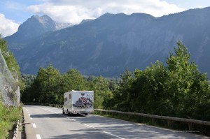 Wohnmobil am Alpe d Huez