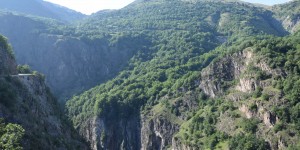 Landschaft der französischen Alpen