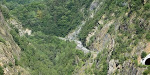 Landschaft der französischen Alpen