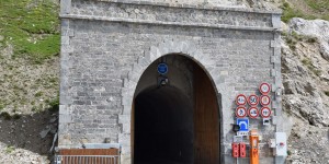 Tunnel am Col du Galibier