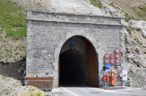 Tunnel am Col du Galibier