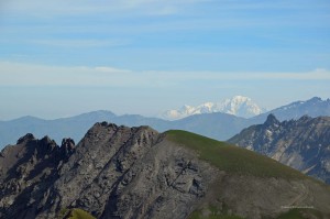 Blick bis zum Mont Blanc