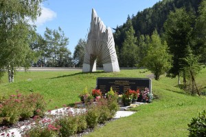 Mahnmal am Mont Blanc