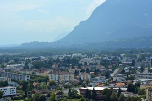 Blick über Albertville