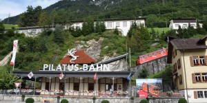 Talstation der Pilatusbahn