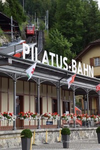 Talstation der Pilatusbahn