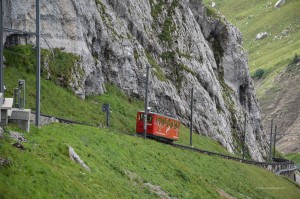 die steilste Zahnradbahn der Welt