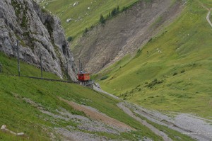 die steilste Zahnradbahn der Welt