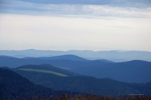 Blick bis zu den Alpen