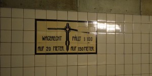 Neigung der Tunnelröhre