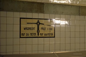 Neigung der Tunnelröhre